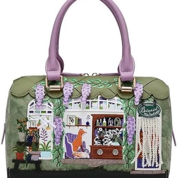 Vendula London Handbags - The Botanist Speedy Bowler Handbag